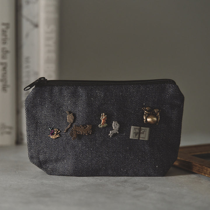 古地図ピンバッジ(2種)/日本図・聖母マリア/アジア図(1700年)