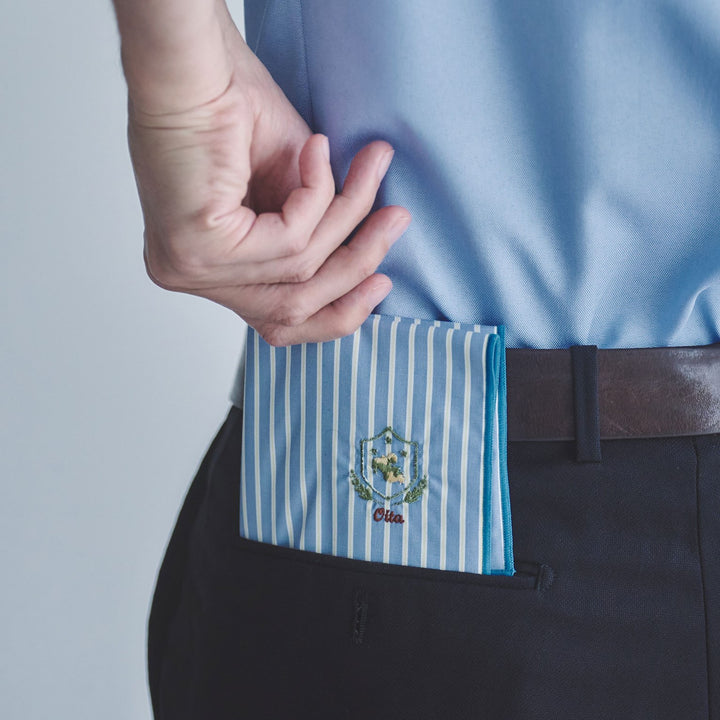 刺繍ハンカチ/大阪府