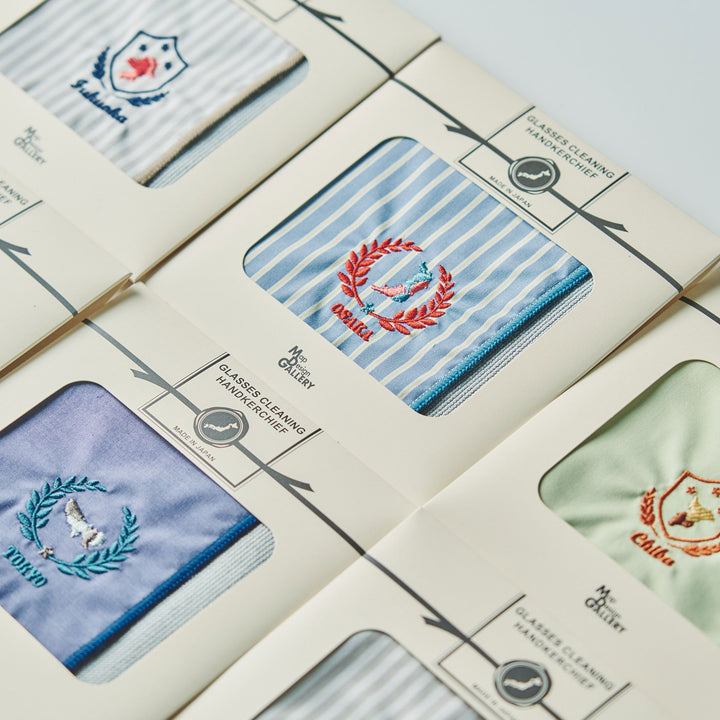 刺繍ハンカチ/北海道