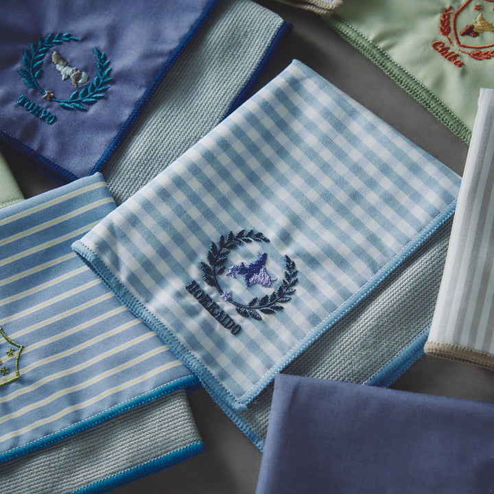 刺繍ハンカチ/北海道