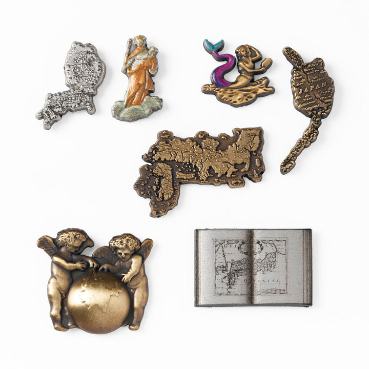 古地図ピンバッジ/日本図(1595年)