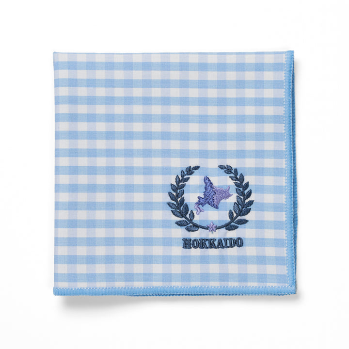 刺繍ハンカチ/北海道