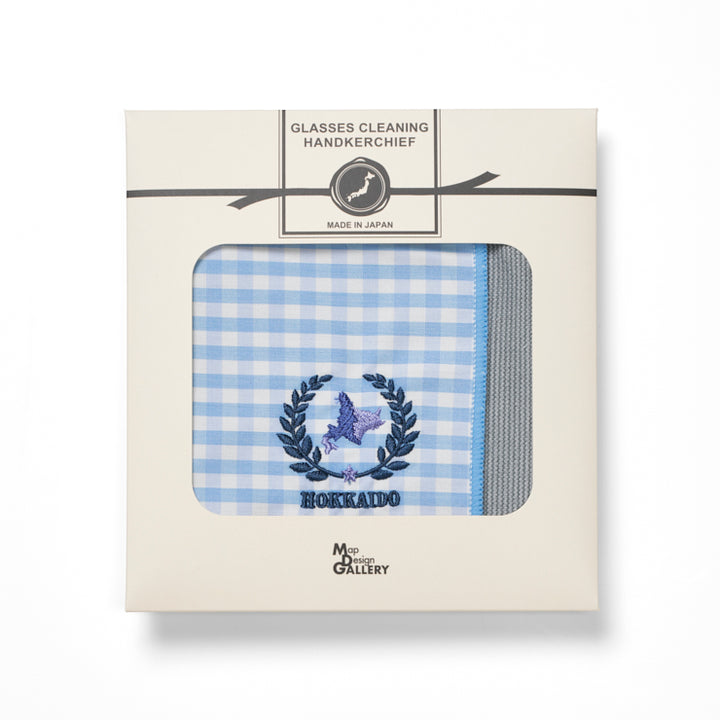 刺繍ハンカチ/北海道