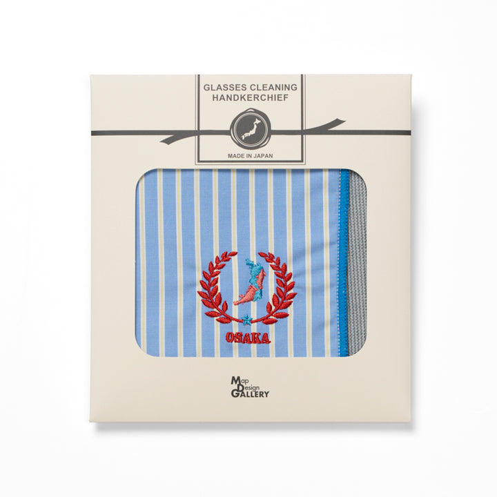 刺繍ハンカチ/大阪府