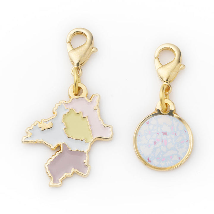 47palette メタルチャーム(2種)/40福岡県