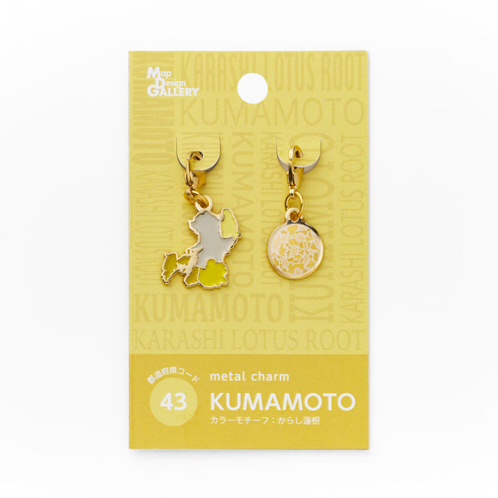 47palette メタルチャーム(2種)/43熊本県