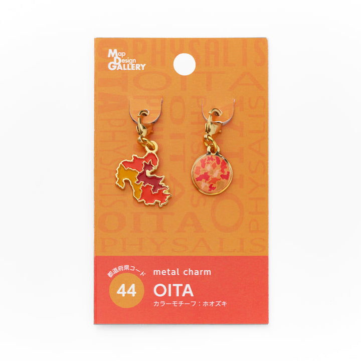 47palette メタルチャーム(2種)/44大分県