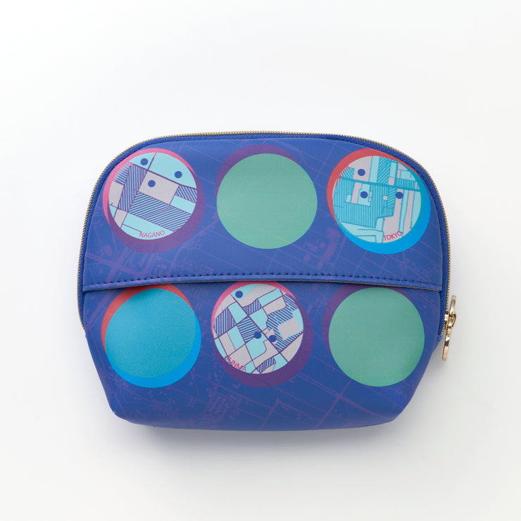 ティッシュポーチ/フルーツ ブルーベリー｜地図グッズ｜Map Design