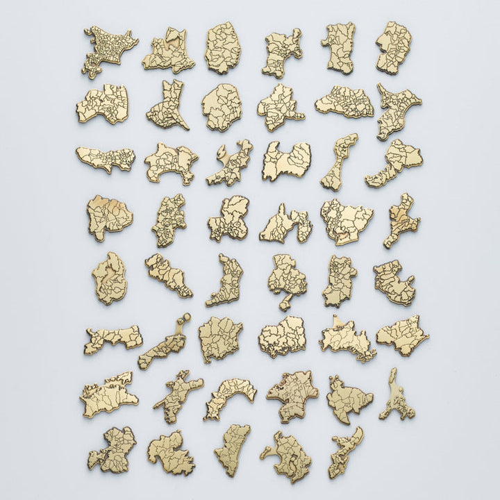 47都道府県ピンバッジ/45宮崎県 ゴールド/シルバー