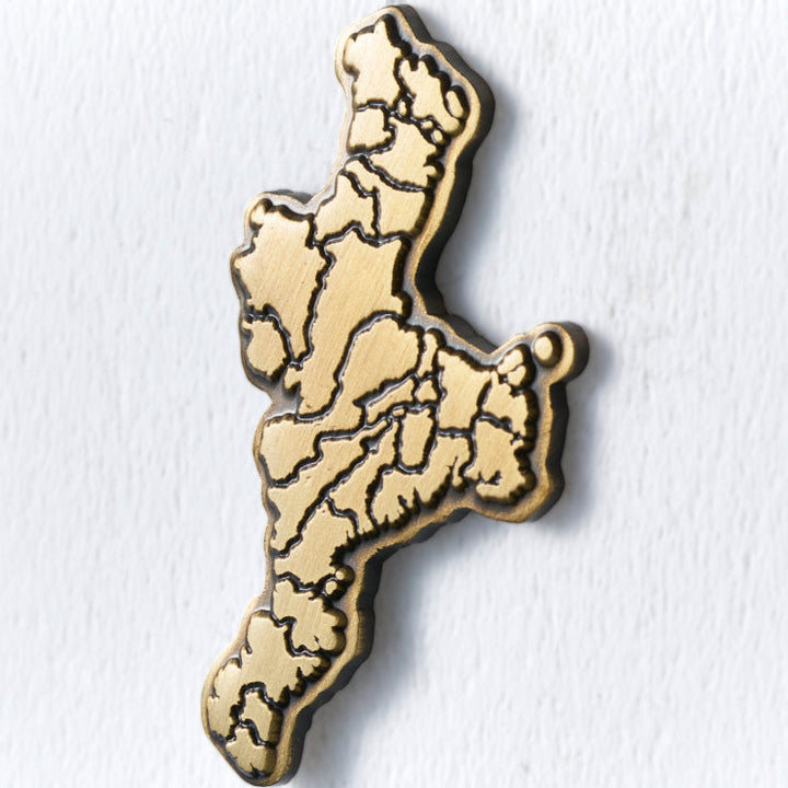 47都道府県ピンバッジ/24三重県 ゴールド/シルバー