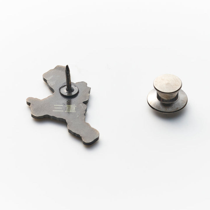 47都道府県ピンバッジ/24三重県 ゴールド/シルバー