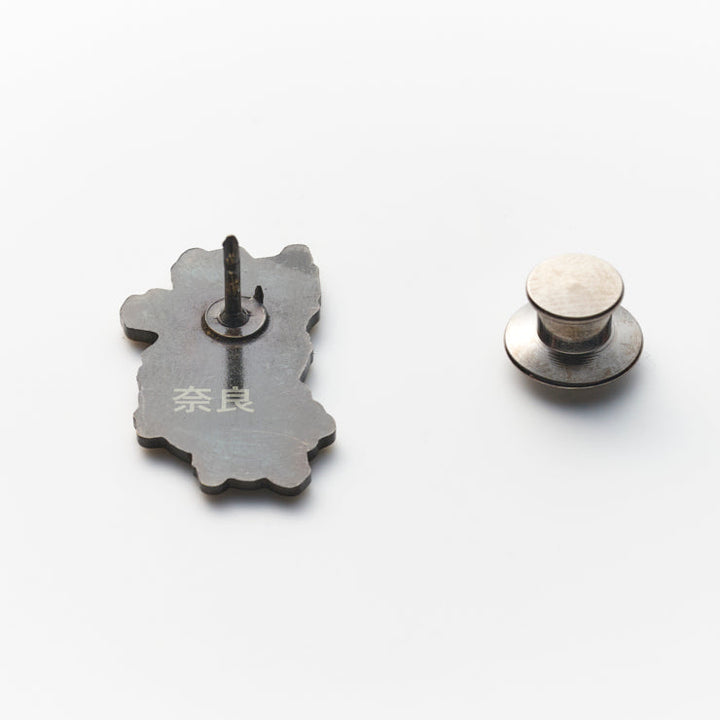 47都道府県ピンバッジ/29奈良県 ゴールド/シルバー