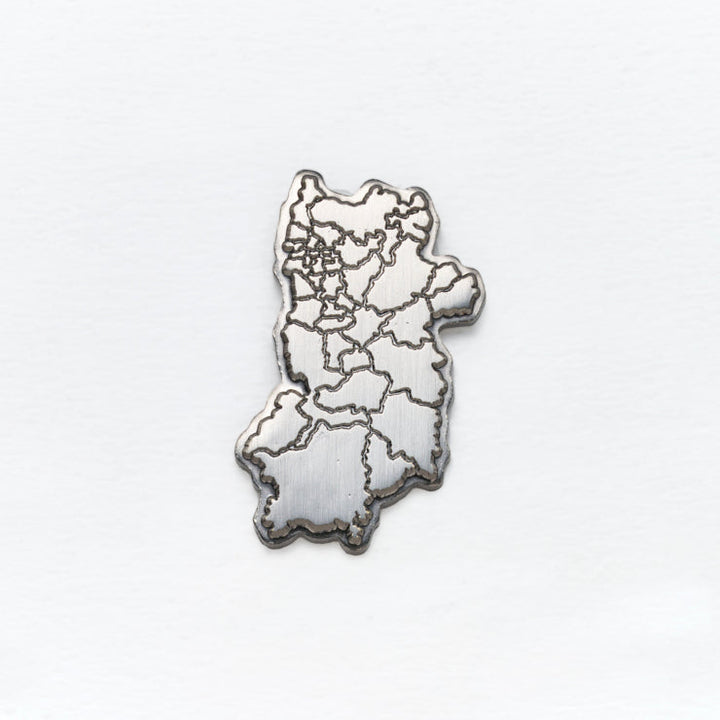 47都道府県ピンバッジ/29奈良県 ゴールド/シルバー