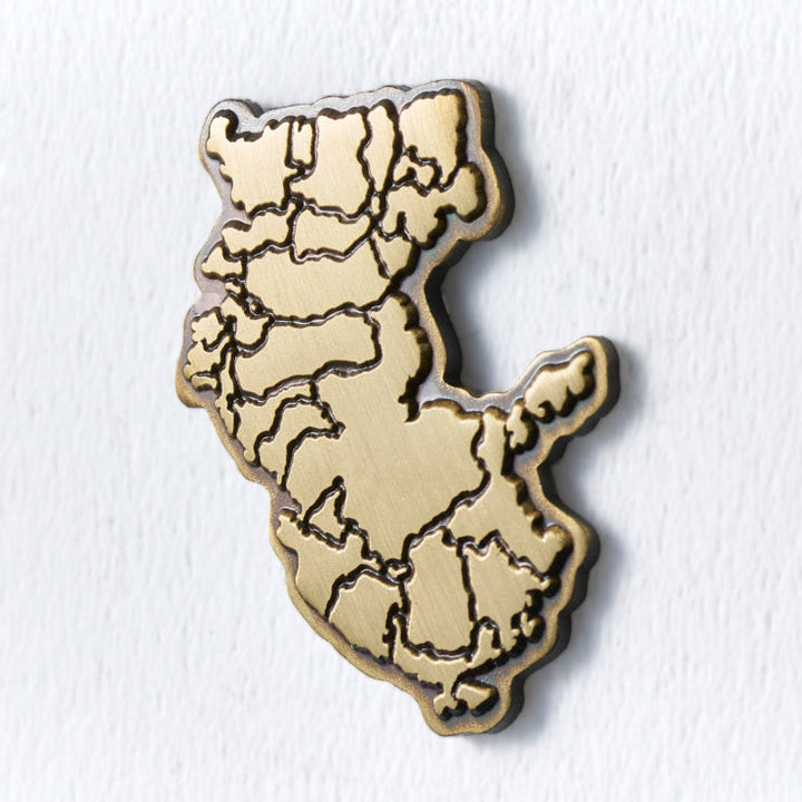 47都道府県ピンバッジ/30和歌山県 ゴールド/シルバー