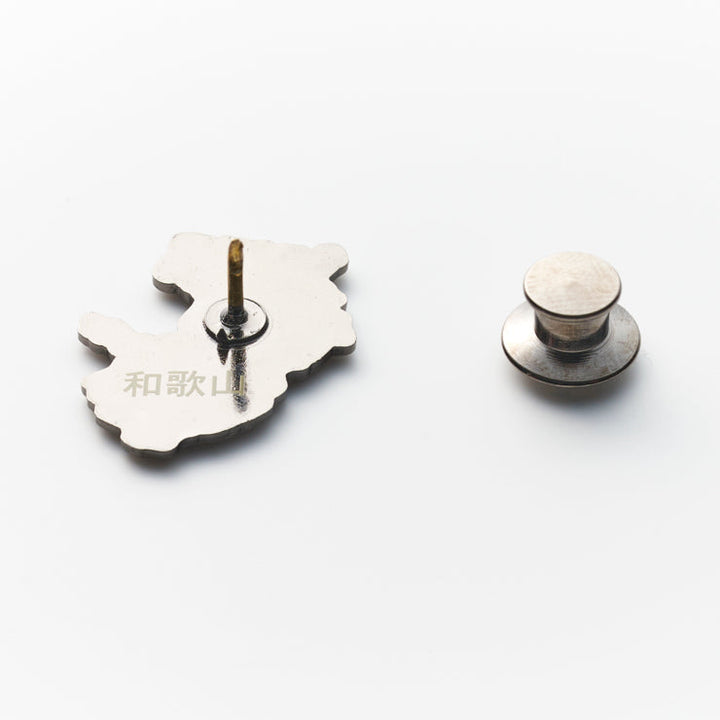 47都道府県ピンバッジ/30和歌山県 ゴールド/シルバー