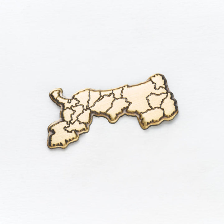 47都道府県ピンバッジ/31鳥取県 ゴールド/シルバー