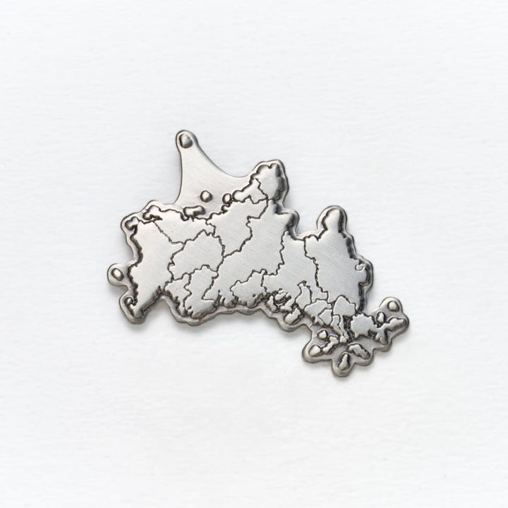 47都道府県ピンバッジ/35山口県 ゴールド/シルバー