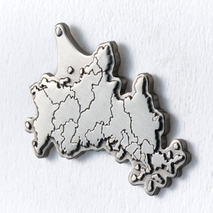 47都道府県ピンバッジ/35山口県 ゴールド/シルバー