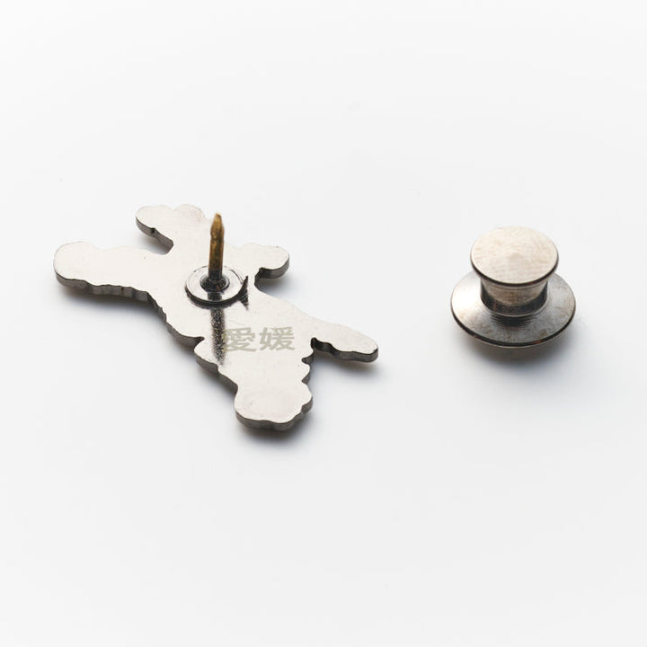 47都道府県ピンバッジ/38愛媛県 ゴールド/シルバー