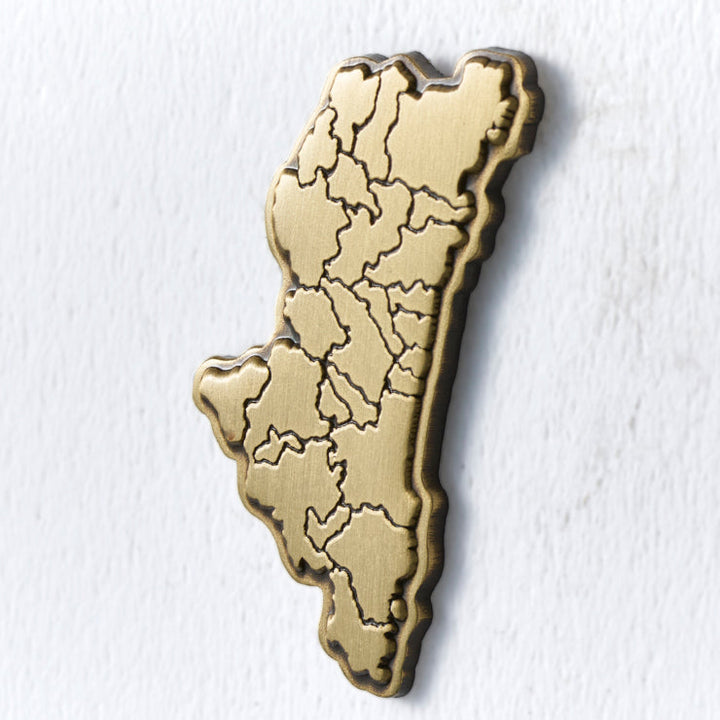 47都道府県ピンバッジ/45宮崎県 ゴールド/シルバー