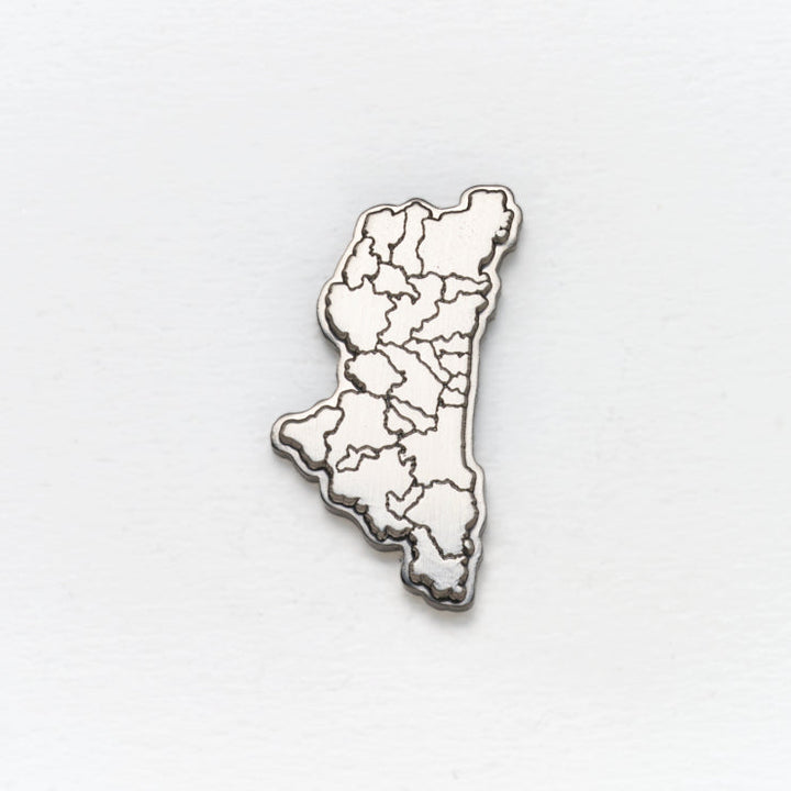 47都道府県ピンバッジ/45宮崎県 ゴールド/シルバー