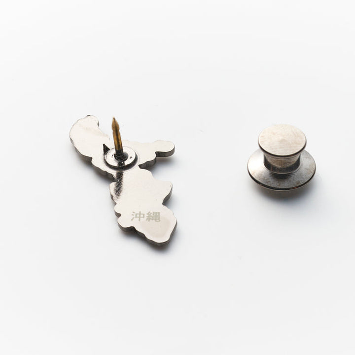 47都道府県ピンバッジ/47沖縄県 ゴールド/シルバー