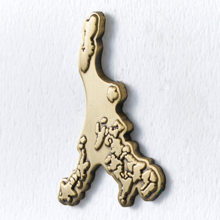 47都道府県ピンバッジ/42長崎県 ゴールド/シルバー