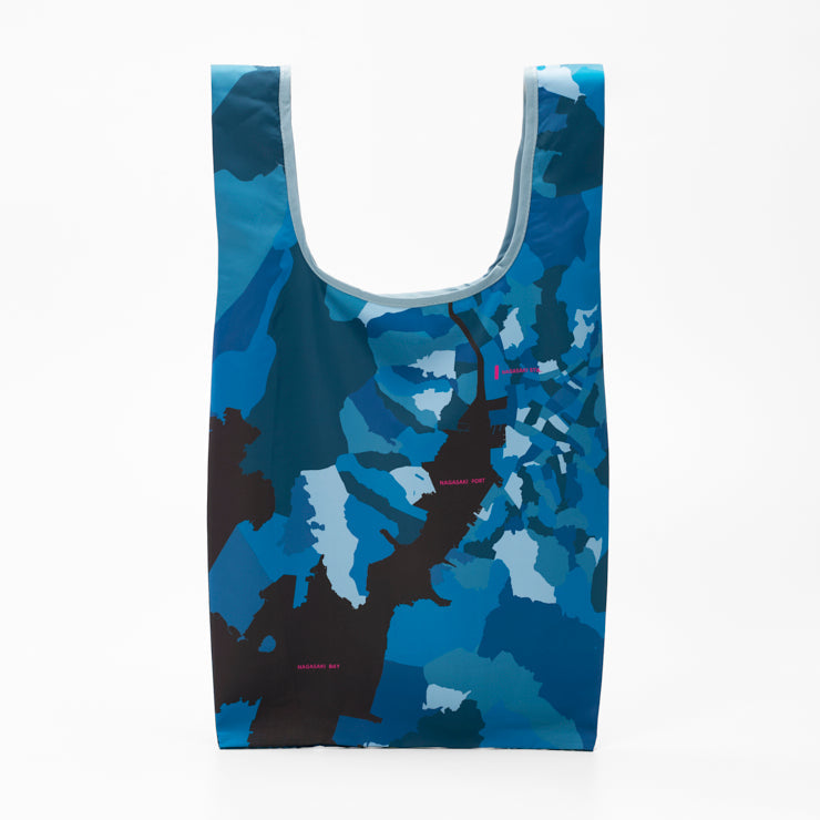 エコバッグ/迷彩 長崎｜地図グッズ｜Map Design GALLERYオンライン