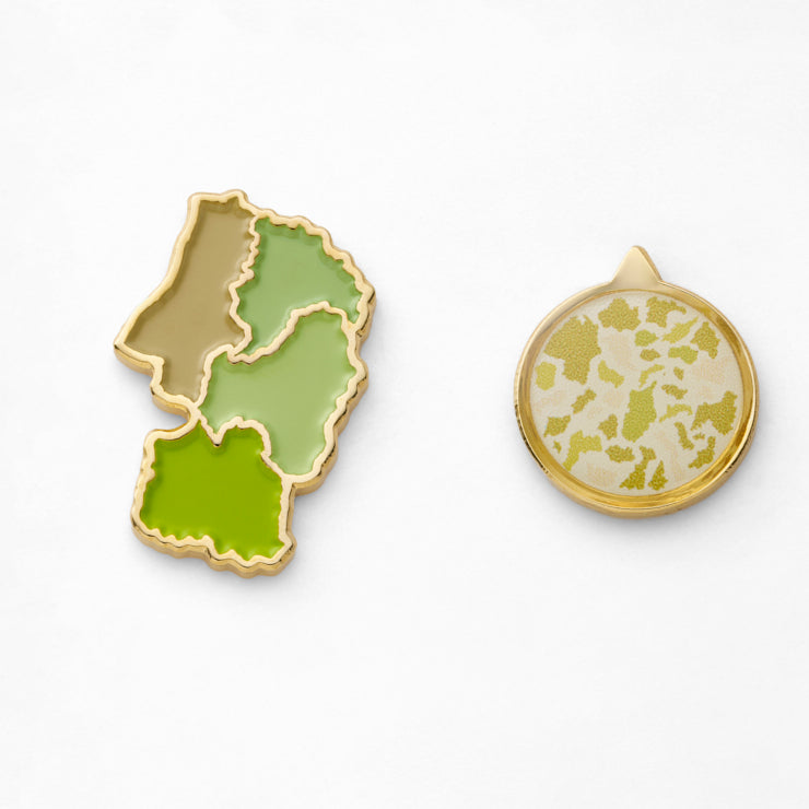 47palette カラーピンズプラス(2種)/06山形県｜地図グッズ｜Map Design