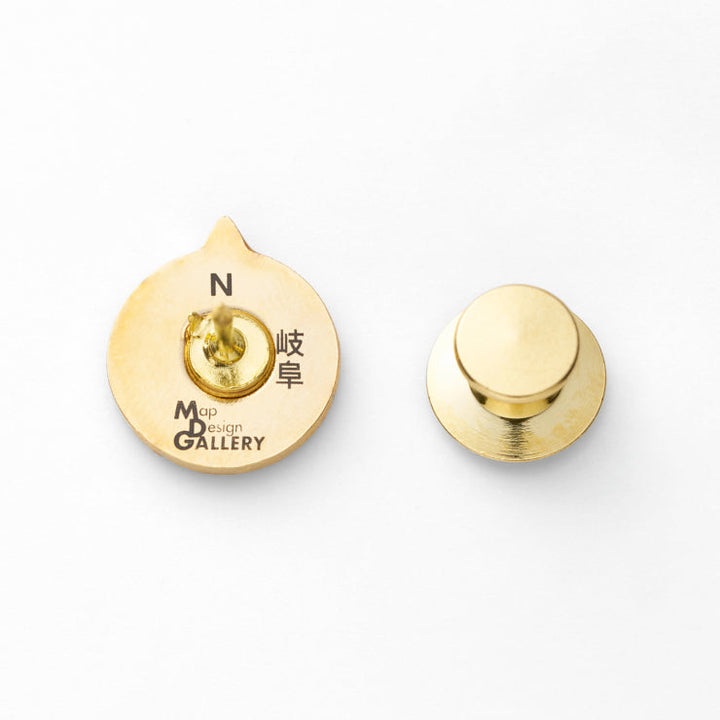 47palette カラーピンズプラス(2種)/21岐阜県