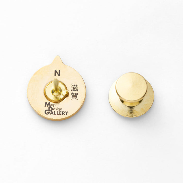 47palette カラーピンズプラス(2種)/25滋賀県