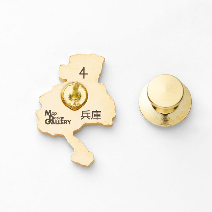 47palette カラーピンズプラス(2種)/28兵庫県