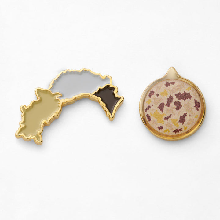 47palette カラーピンズプラス(2種)/39高知県