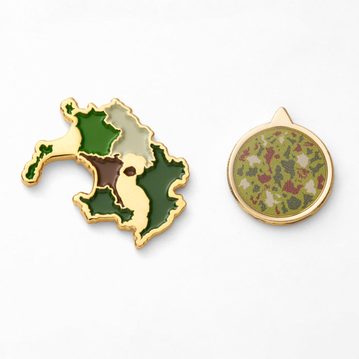 47palette カラーピンズプラス(2種)/46鹿児島県｜地図グッズ｜Map