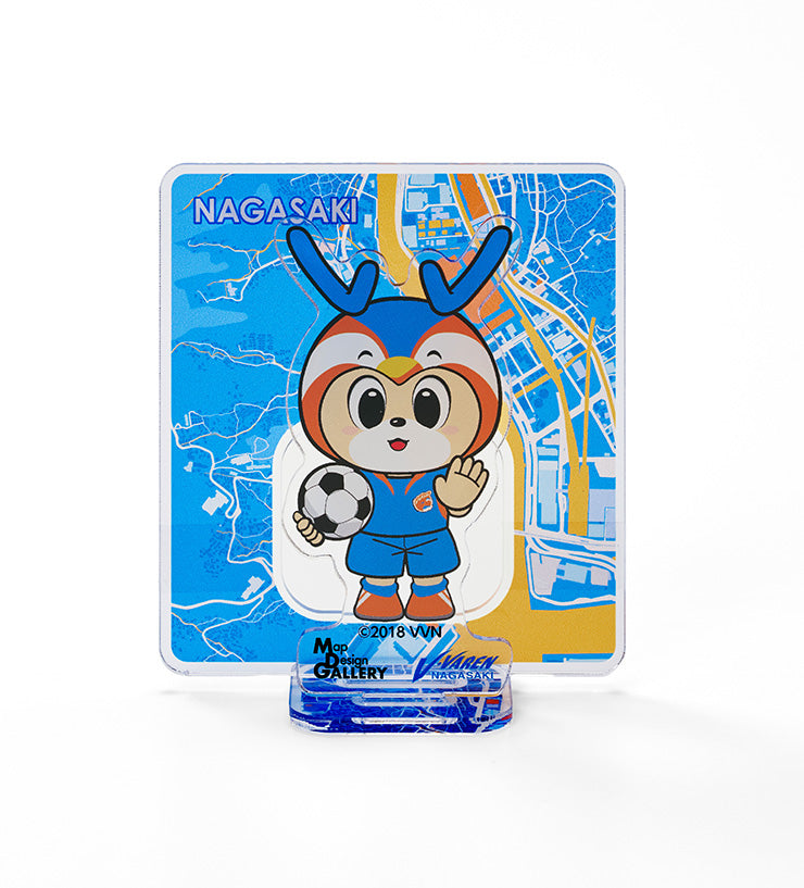 フレーム付アクリルスタンド/ヴィヴィくん 長崎｜地図グッズ｜Map