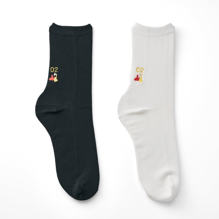 ソックス 2足組/47palette 02青森県｜地図グッズ｜Map Design GALLERY