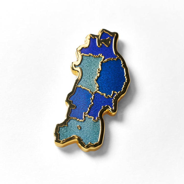 七宝焼ピンバッジ/東北地方