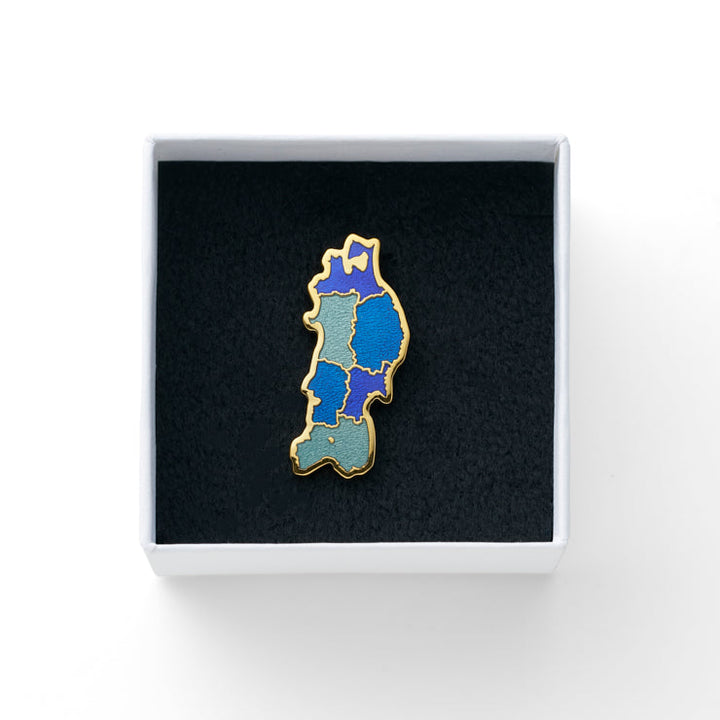 七宝焼ピンバッジ/東北地方