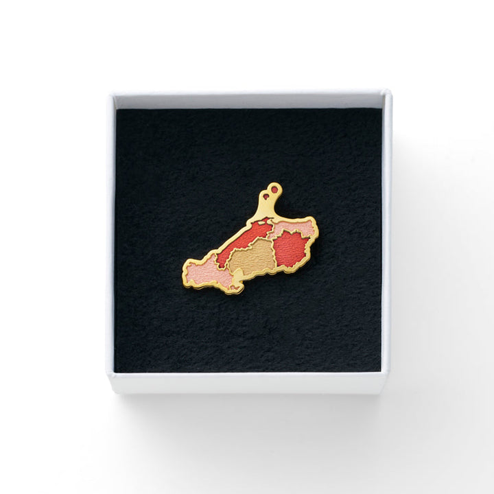 七宝焼ピンバッジ/中国地方