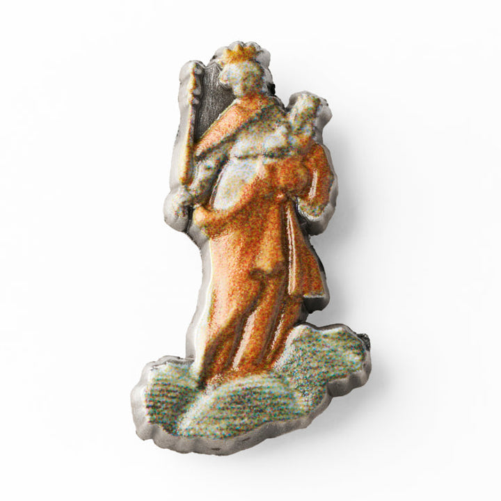 古地図ピンバッジ(2種)/日本図・聖母マリア/アジア図(1700年)