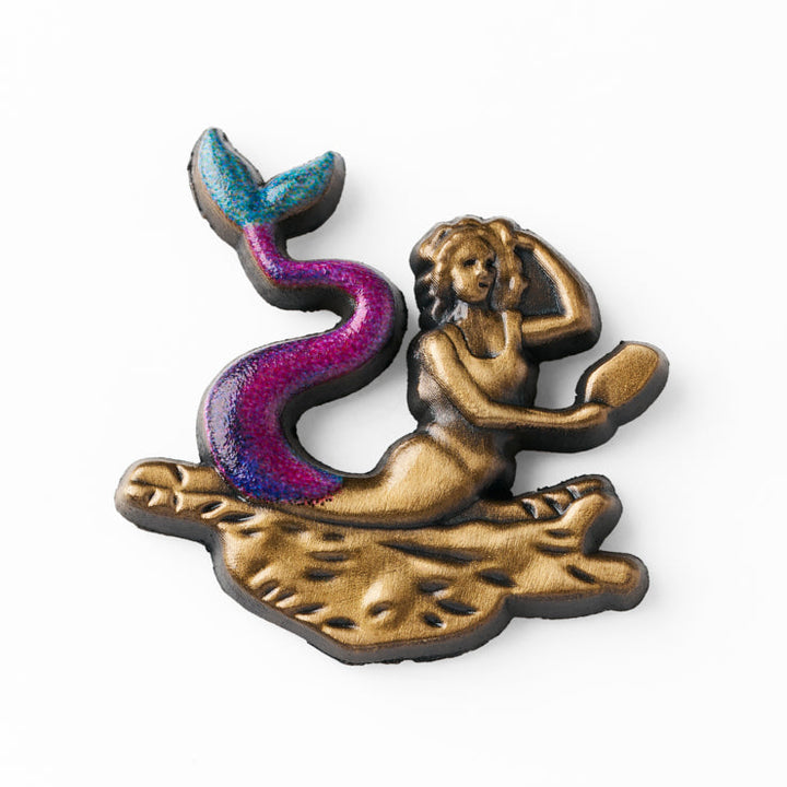 古地図ピンバッジ(2種)/日本図・人魚/東インド図(1570年)