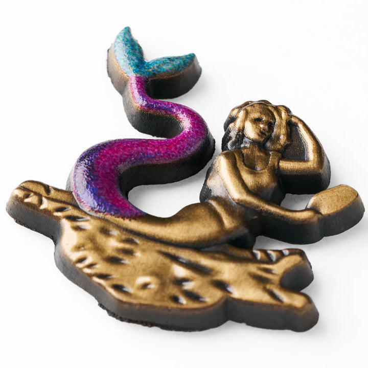 古地図ピンバッジ(2種)/日本図・人魚/東インド図(1570年)