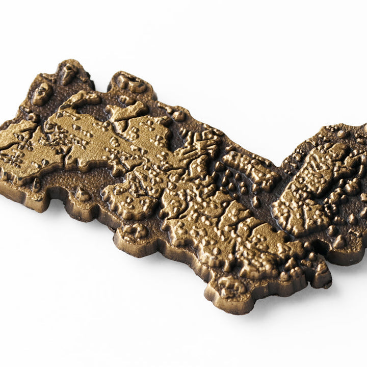 古地図ピンバッジ/日本図(1595年)