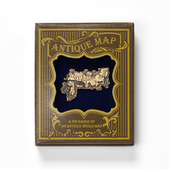 古地図ピンバッジ/日本図(1595年)