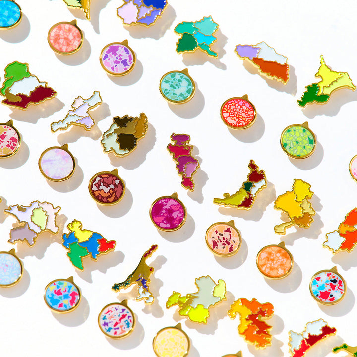 47palette カラーピンズプラス(2種)/39高知県