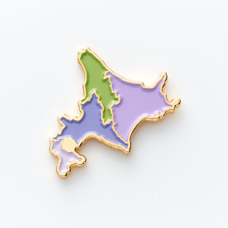 街まち 47palette カラーピンズ/01北海道｜地図グッズ｜Map Design