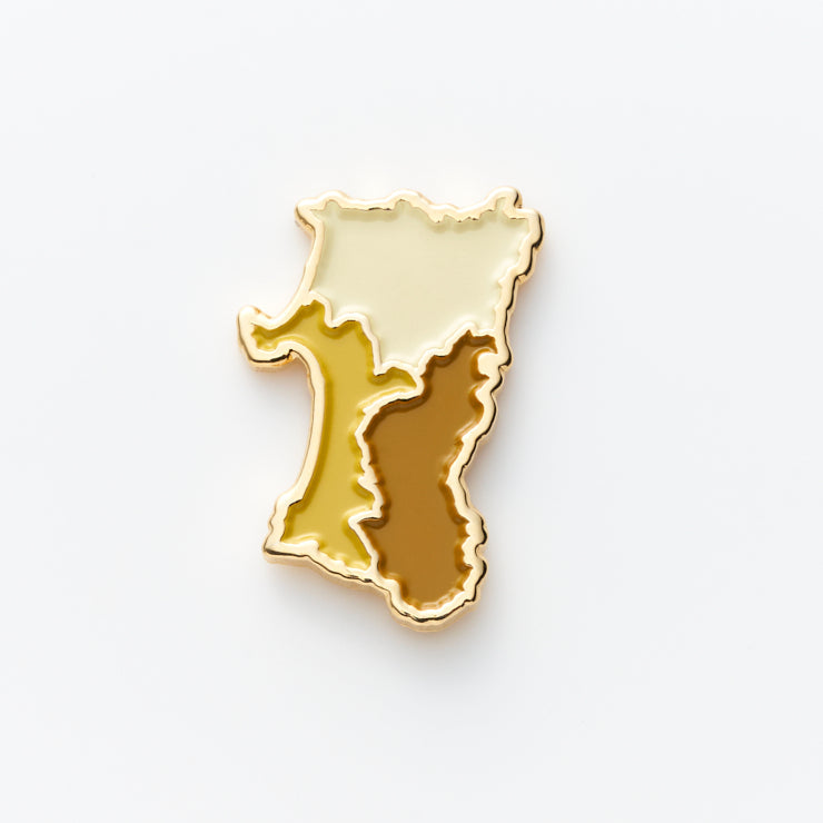 街まち 47palette カラーピンズ/05秋田県｜地図グッズ｜Map Design