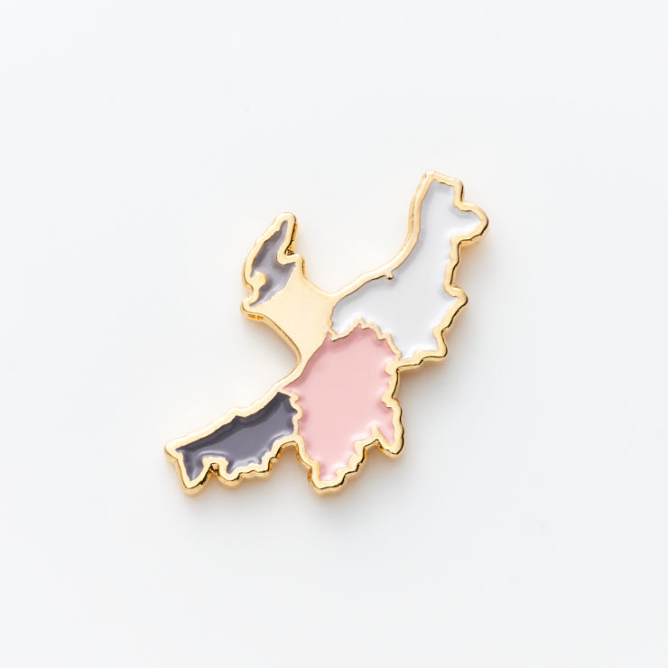 街まち 47palette カラーピンズ/15新潟県｜地図グッズ｜Map Design
