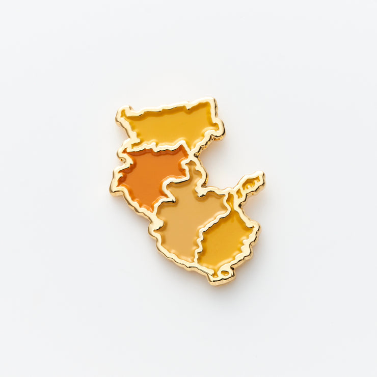 街まち 47palette カラーピンズ/30和歌山県｜地図グッズ｜Map Design