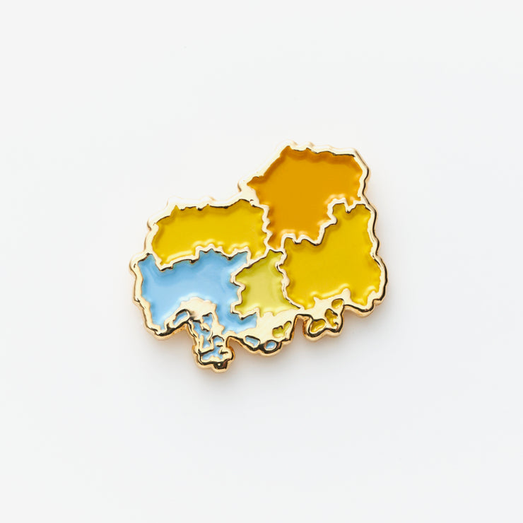 街まち 47palette カラーピンズ/34広島県｜地図グッズ｜Map Design